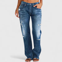 Theresa | Women's Vintage Washed Relaxed Fit Jeans