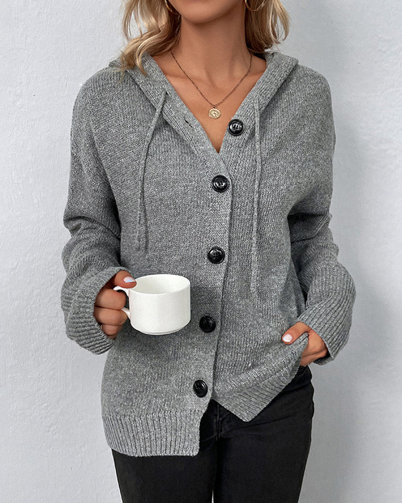 Konane | Women's Hooded Knit Cardigan