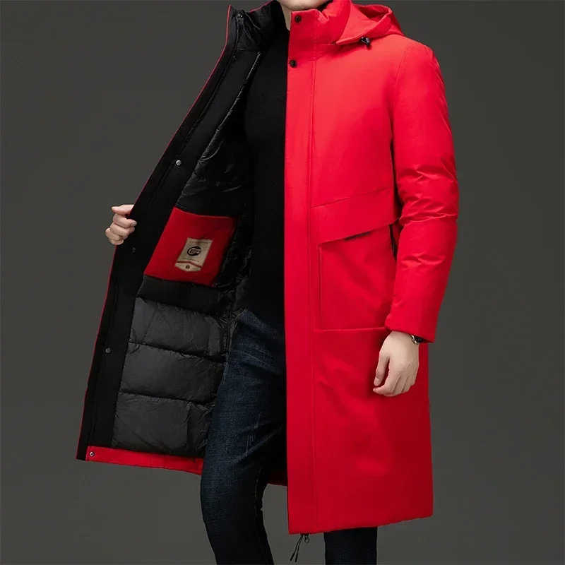 John | Men's Long Hooded Warm Winter Coat