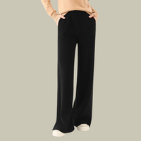 Claudia | Women's Classic Pleated Front Wool Trousers