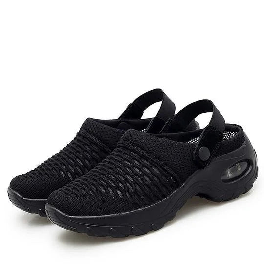 Women's Orthopaedic Knitted Mesh Slingback Air Cushion Sandals