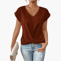 Nadine | Women's Casual Heart Neckline T-Shirt