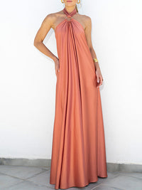 Arabella Halter Backless Maxi Dress