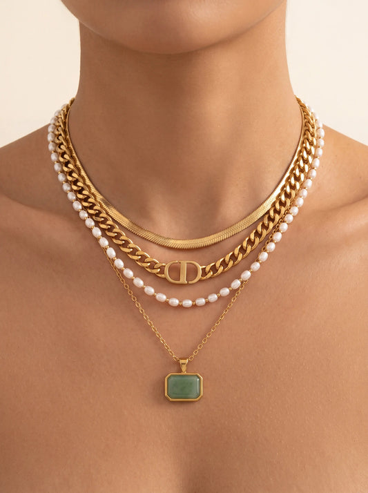 4 Piece Favorite Necklace Set (Best Selling) | Waterproof 4 Piece Set