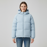 Women's Puffer Jacket -Pockets