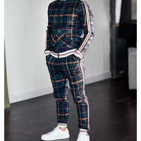 Elias | Men's Sporty Patterned Jogger Set