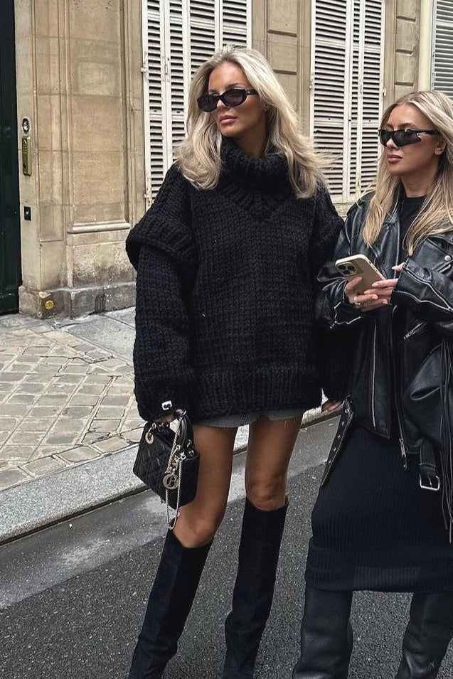 Margot Chunky Knit Turtleneck