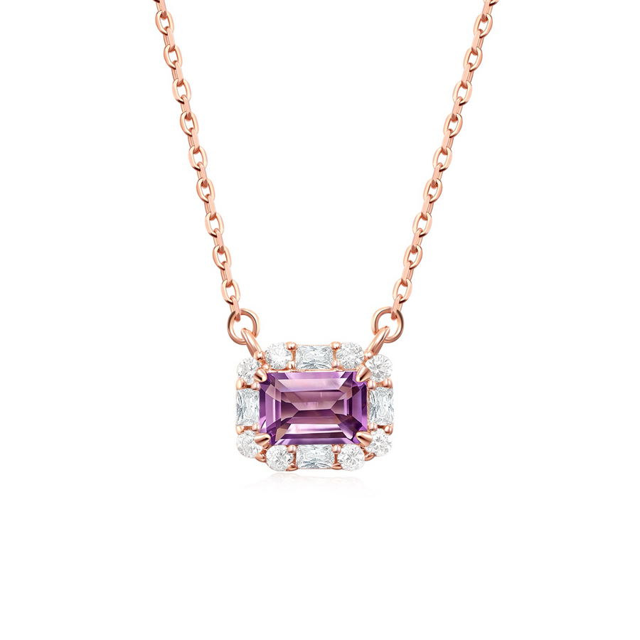 Natural Amethyst Yanna Necklace