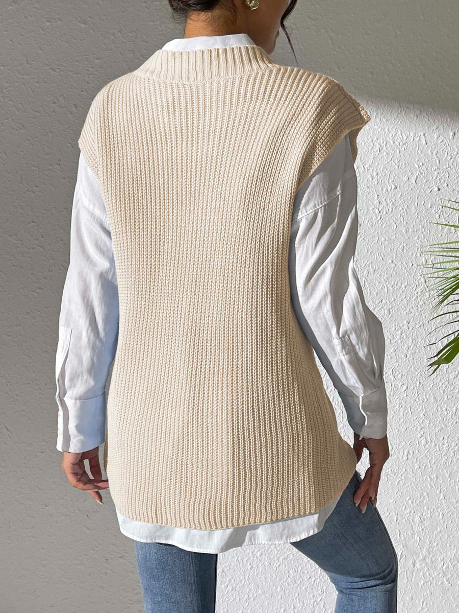 V Neck Sweater Vest