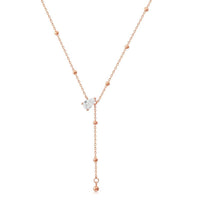 Oval T Necklace