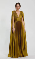 Ophelia Chartreuse Evening Gown