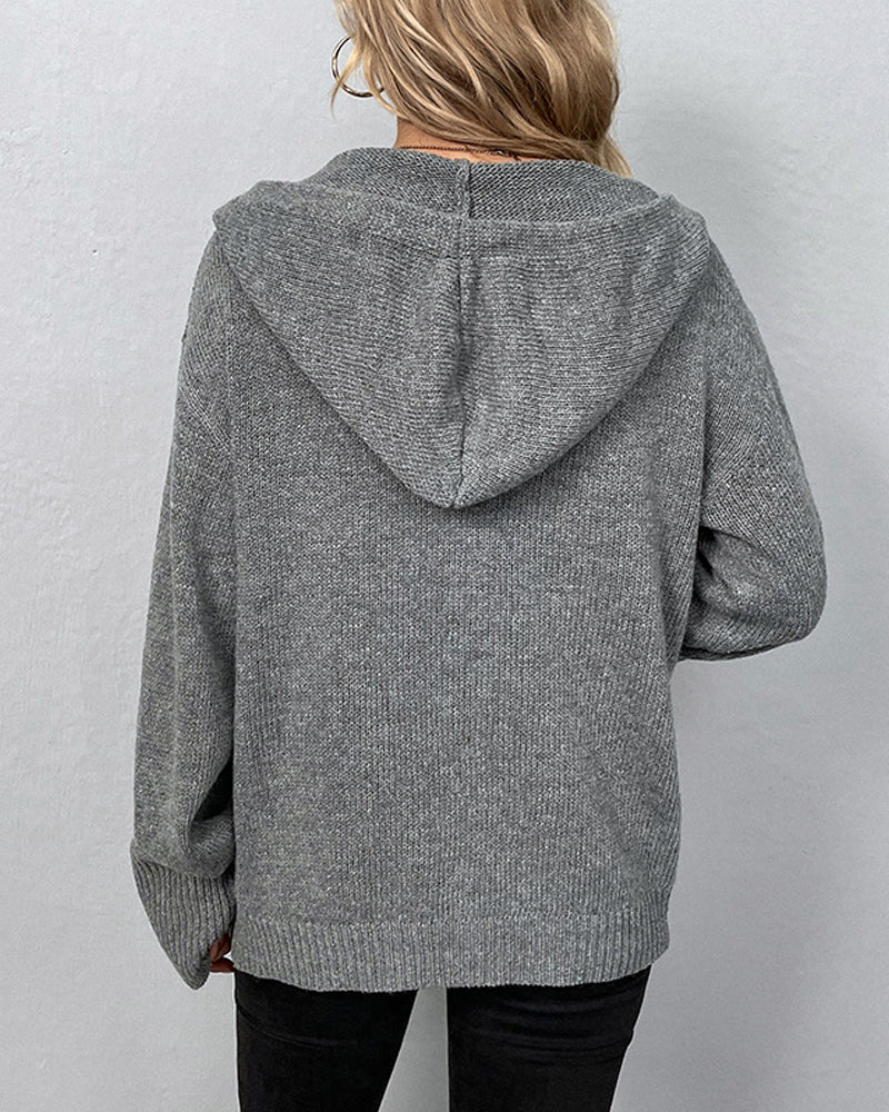 Konane | Women's Hooded Knit Cardigan