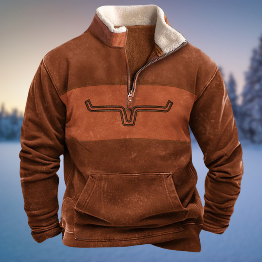 Emil | Men's Casual Half-Zip Winter Sweater
