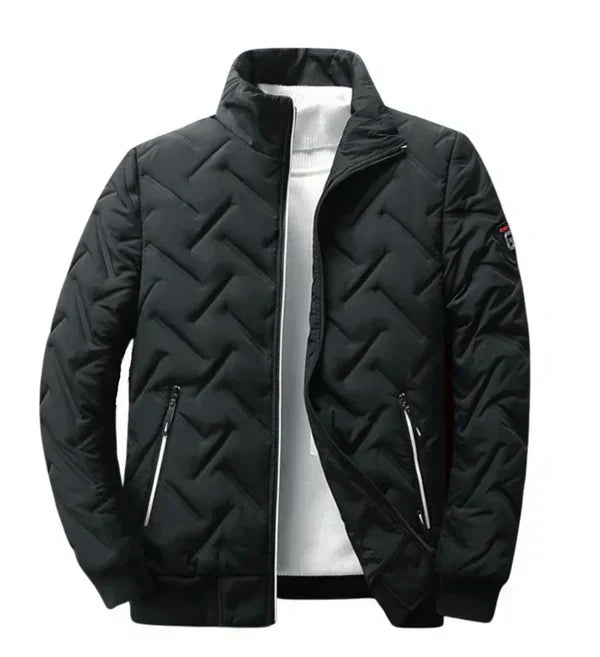 Theo | Men's Lined Stand Collar Jacket