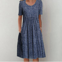 Carolin | Women's Short Sleeve Floral Dress