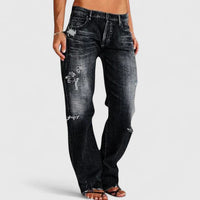 Theresa | Women's Vintage Washed Relaxed Fit Jeans