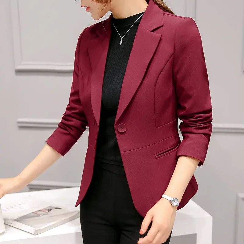 Marie | Women's Classic One Button Winter Blazer