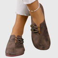 Regine | Women's Spring Casual Slip-On Flats with Button Detail