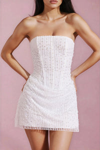 SAPHIRA STRAPLESS MINI DRESS