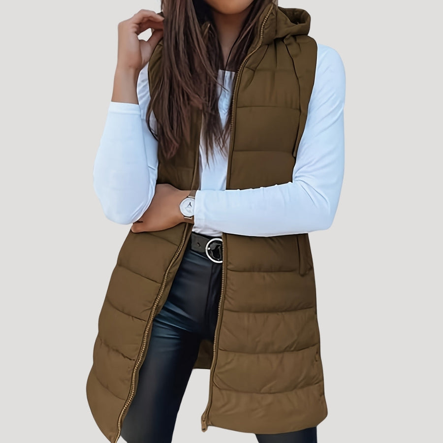 Martina | Women's Hooded Quilted Winter Vest