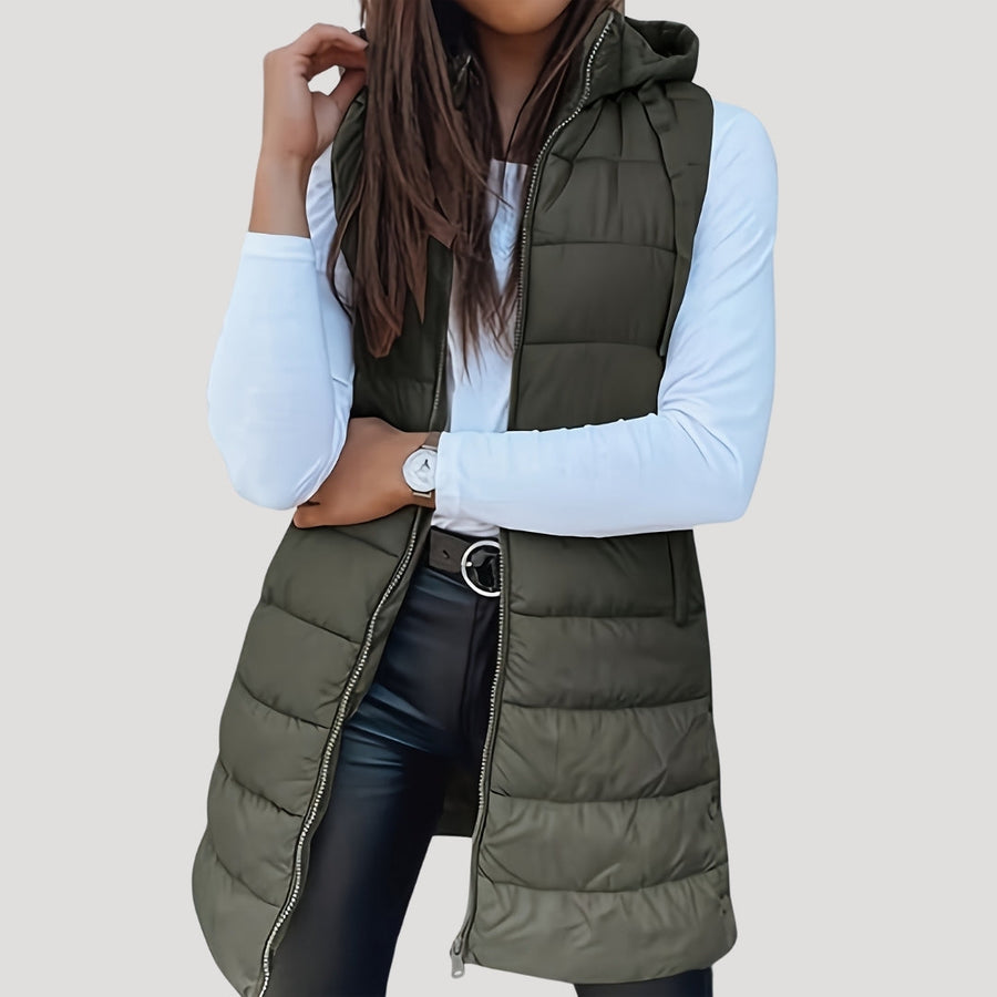 Martina | Women's Hooded Quilted Winter Vest