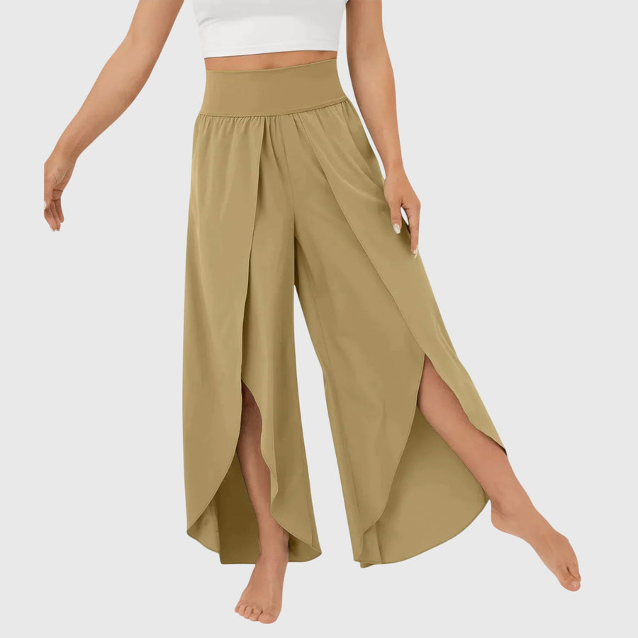 Jasmin | Women's Airy Lounge Trousers with Side Split