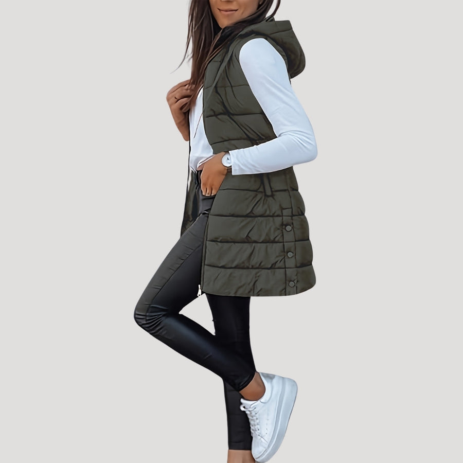 Martina | Women's Hooded Quilted Winter Vest