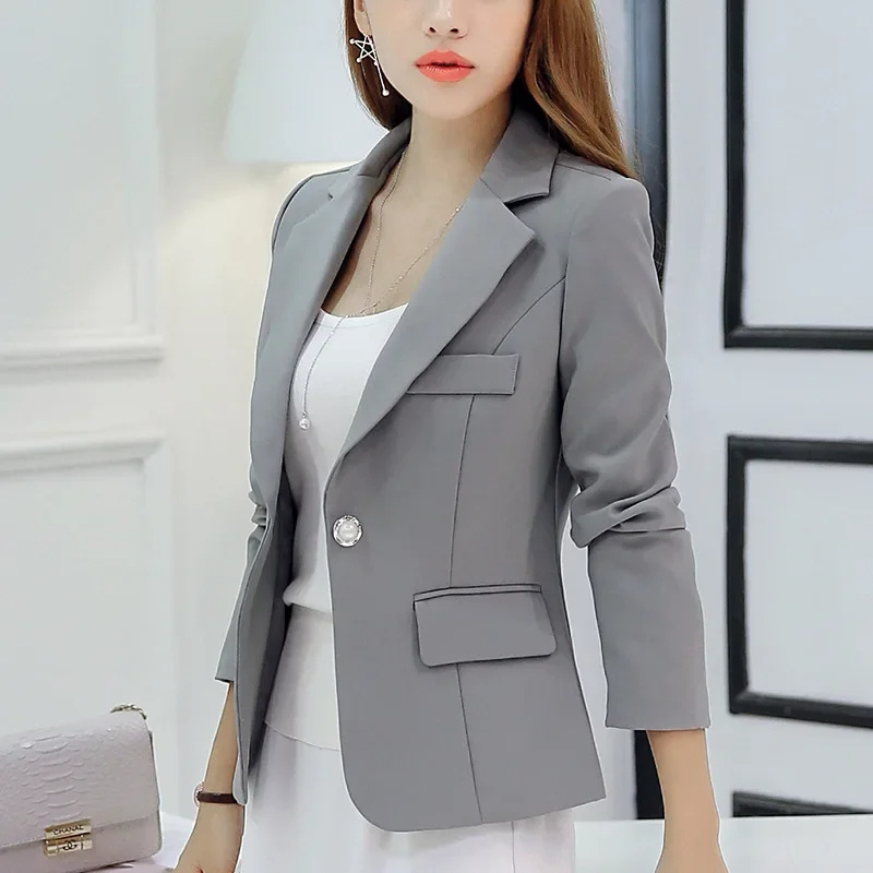 Marie | Women's Classic One Button Winter Blazer