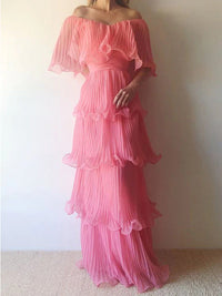 EMERSON | TIERED HOT MAXI DRESS