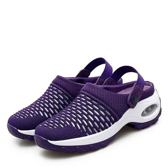 Women's Orthopaedic Knitted Mesh Slingback Air Cushion Sandals