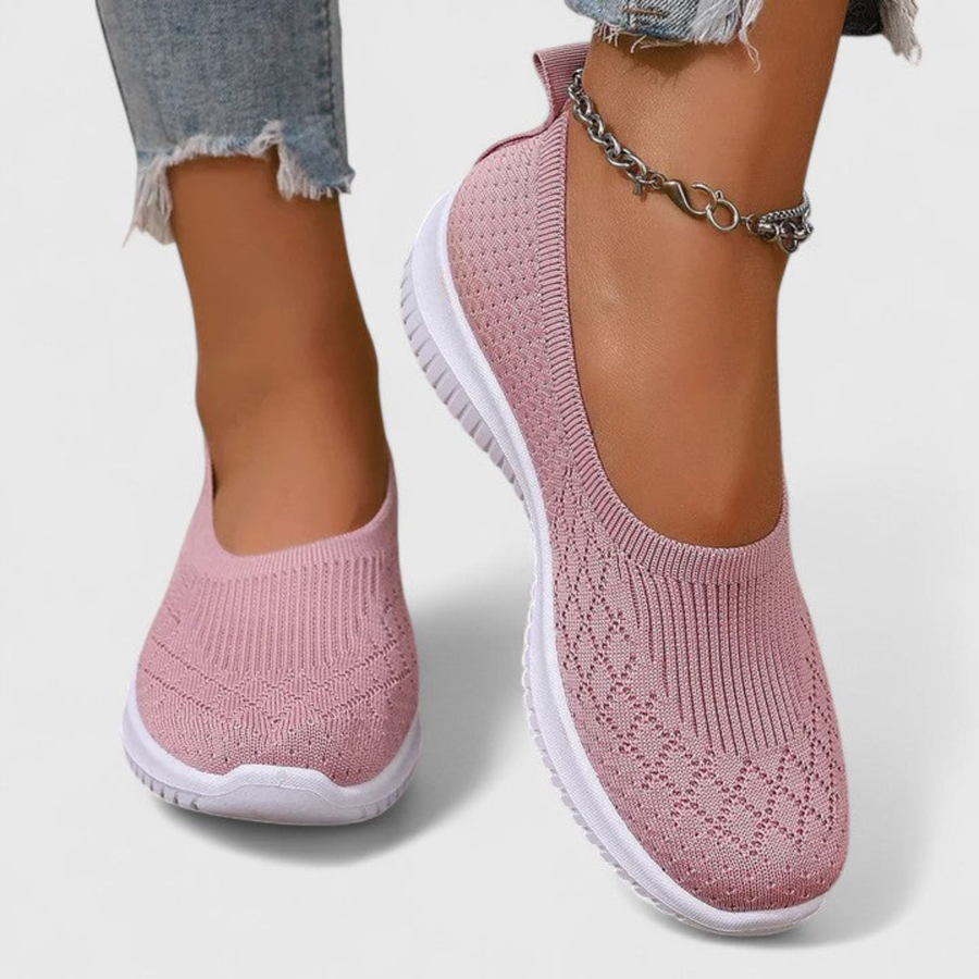 Klara | Women's Lightweight Slip-On Knit Flats