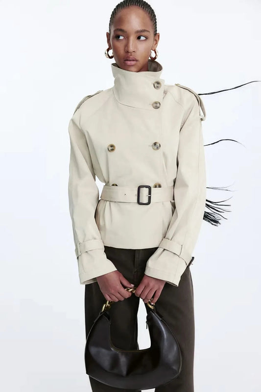 IVY  | SHORT TRENCH COAT