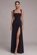 Margot Square Neck A-Line Formal Dress