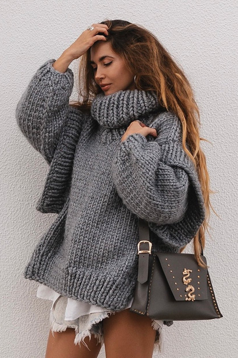 Margot Chunky Knit Turtleneck