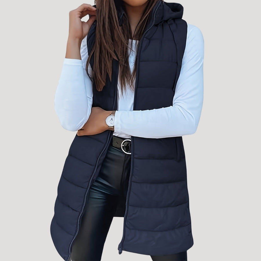 Martina | Women's Hooded Quilted Winter Vest