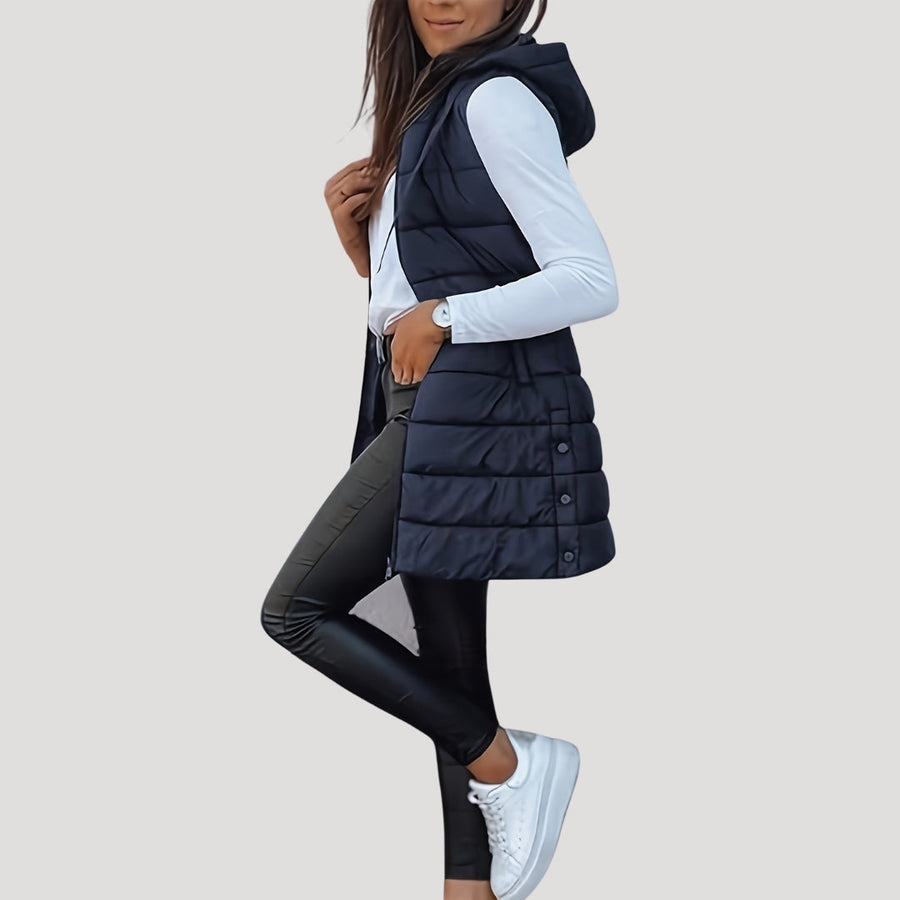 Martina | Women's Hooded Quilted Winter Vest