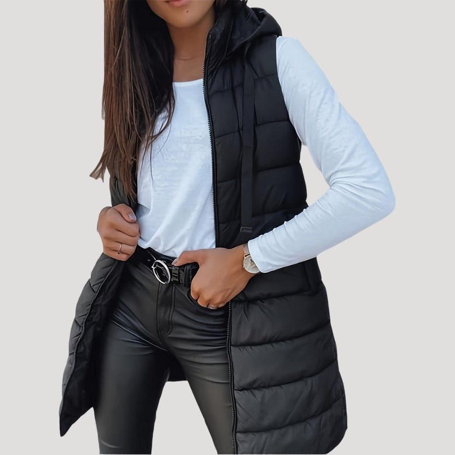 Martina | Women's Hooded Quilted Winter Vest