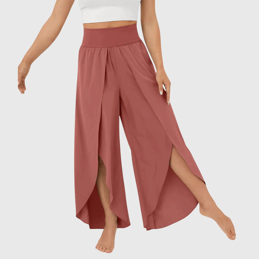 Jasmin | Women's Airy Lounge Trousers with Side Split