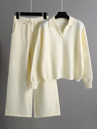 Margot Creamy Knit Two-Piece Set