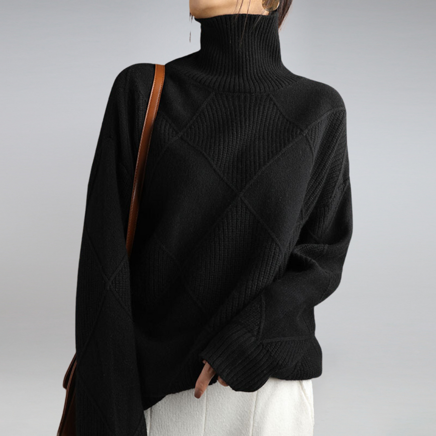 Laura | Women's Fall Knit Turtleneck Sweater