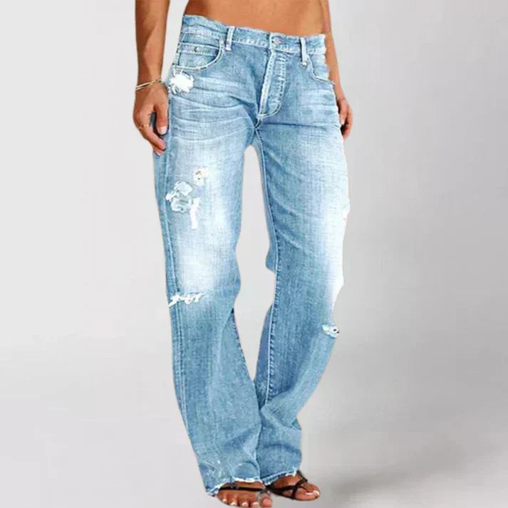 Morgen | Women's Elegant High Waist Jeans