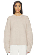 Eaves Emely Structured Sweater in Oatmeal From