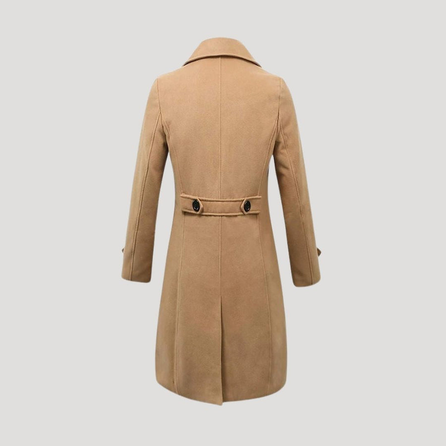 Lars | Men's Spring Double Breasted Long Coat