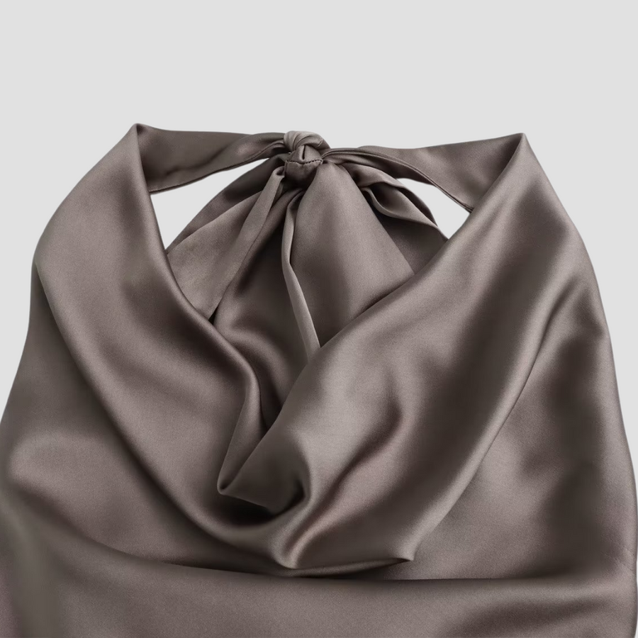 Jessica | Women's Sleeveless Satin Backless Blouse