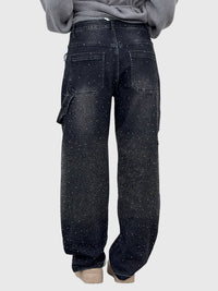 Clara | Women's Sparkle Diamond Denim Pants