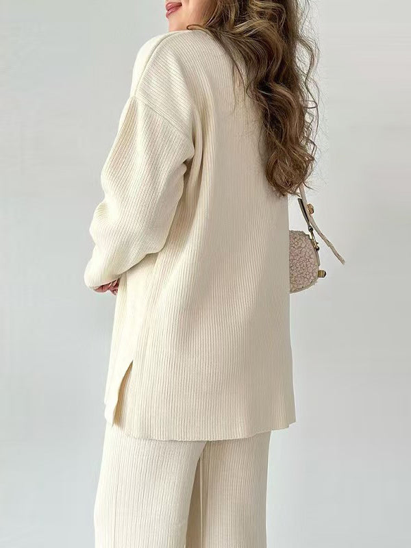 Margot Lapel Sweater Set