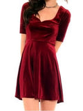 Velvet Mini Dress