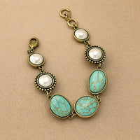 Majestic Turquoise Bead Bracelet