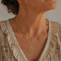 Timeless Gold Teardrop Necklace