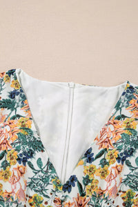 Ruffle Hem Mini Dress